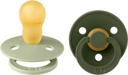 BIBS - Set 2 suzete Colour Latex, tetina rotunda, 18 luni + (SETCOLOURLATEX3)