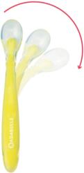 Badabulle - Set 6 lingurite colorate flexibile (B005418) Set pentru masa bebelusi