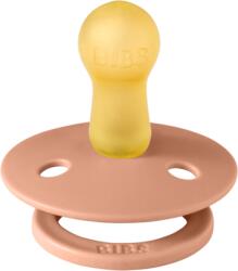 BIBS - Suzeta Colour Latex, tetina rotunda, 6 luni +-Peach (200246C)