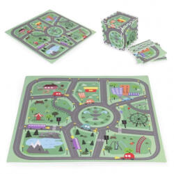 ECOTOYS Salteluta de joaca pentru copii 90.5 x 90.5 x 1 cm ECOEVA021 - Orasel (ed-EDIECOEVA021)