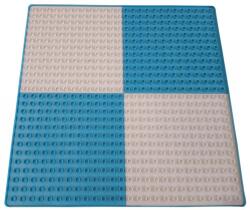 TEGA Blat Lego Multifun 42.5x42.5 cm Blue