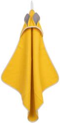 Infantilo Prosop de baie cu gluga Waffle Bunny 80x80 cm Infantilo IF2511 (cv-IF2511_Galben Mustar)