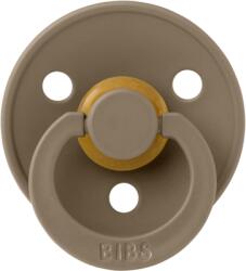BIBS - Suzeta Colour Latex, tetina rotunda, 0 luni +-Dark Oak (100243C)