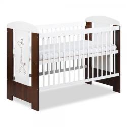 Klups Patut copii din lemn KLUPS SAFARI Little Giraffe Wenge