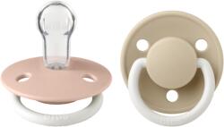 BIBS - Set 2 suzete Fosforescente De Lux GLOW Silicon, tetina rotunda, marime universala (SETDELUXSILGLOWUNIV)