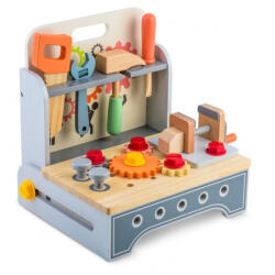 Ricokids Mini atelier de lucru din lemn cu accesorii incluse, 30 x 25 x 30 cm, Ricokids RK-877 (ed-EDI787700) Set bricolaj copii
