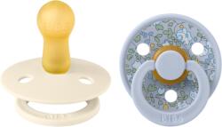 BIBS x LIBERTY - Set 2 suzete Colour Eloise Latex, tetina rotunda, 6 luni+ (SETLIBERTYCOLOURLATEX2)