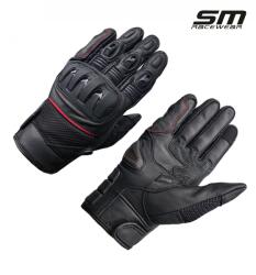 SM Racewear Manusi moto din piele naturala SM Racewear Blade Air - Barbati - Sport Touring - Cu protectii si ventilatie eficiente - Diverse culori (MPA012-LR)