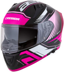 Cassida Casca Integrala Cassida Aero Drome - Negru-Roz-Alb Omologare ECE 22.06 (M140-1870-S)