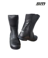 SM Racewear Cizme moto SM Racewear Jasper - piele naturala si materiale compozite, protectii calcai-degete, flexibilitate si element reflectorizant (CPJ051-43)