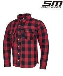 SM Racewear Camasa moto SM Racewear Renegade - Kevlar integral, protectii CE umeri coate coloana, inchidere fermoar + capse - Diverse culori (CTR024-LR)