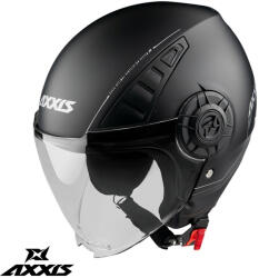 AXXIS Casca Axxis model Metro S A1 negru mat (open face) - omologare noua ECE 22.06 - tip viziera: MT-V-26B (AX-CME89XL)
