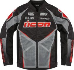 ICON Geaca moto textila Icon Hooligan Ultrabolt - Barbati - Vara - Ventilata integral - Protectii CE , D3O pentru Coate, Umeri si Coloana (PE-GT-IHU03-M)