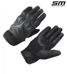 SM Racewear Manusi moto SM Racewear Kashiro - Piele naturala moale, Protectii tari monturi degete, Palma dublata antialunecare, Sistem ventilare, Plasa textila rezistenta (MPK053-S)