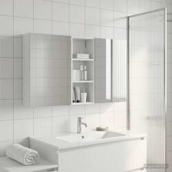 vidaXL Комплект шкафове за баня 3 бр. 130 x 14, 5 x 70 см (3403760)