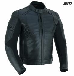 SM Racewear Geaca moto SM Racewear Blade - Piele naturala de bovina - Protectii CE (umeri coate spate) - Captuseala detasabila - Zone elastice - Fermoar conexiune pantaloni (GPB021-L)