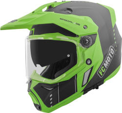 FC-Moto Casca moto cross-adventure-atv FC-Moto Merkur Pro Air, Enduro ECE 22.05 - Ochelari de soare integrati (FC-CE-MPAV-Green-M)