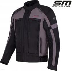 SM Racewear Geaca moto textila SM Racewear Maestro - Barbati - 4 Sezoane - Impermeabila, Captuseala termica si Protectii CE - Gri Negru (GTM001-MG)