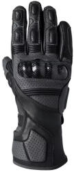 SM Racewear Manusi moto SM Racewear Striker 3 Fulcrum - piele de capra, membrana SinAqua, protectii carbon si palma Amara antiderapanta (MPF075S-GRI)
