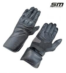 SM Racewear Manusi moto SM Racewear Akira - piele bovina dublata, protectii compozite extinse si sistem dublu de inchidere, diverse culori (MPA061-XXLN)