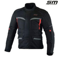 SM Racewear Geaca moto textila Highland SM Racewear - 4 Sezoane, Impermeabila si Ventilata, cu Protectii CE (GTH016-MR)