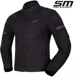 SM Racewear Geaca moto textila SM Racewear Scorpio - Barbati - 3 Sezoane - Protectii CE - Negru Rosu Neon (GTS003-XLN)