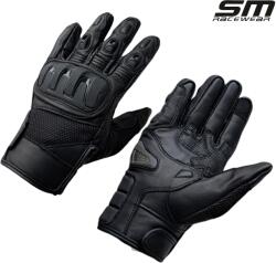 SM Racewear Manusi moto din piele naturala SM Racewear Blade Air - Barbati - Sport Touring - Cu protectii si ventilatie eficiente - Diverse culori (MPA012-XLN)