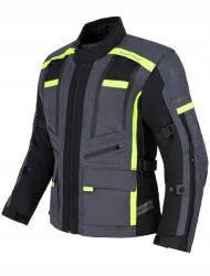 SM Racewear Geaca moto textila SM Racewear Defender - Barbati - Impermeabila si Ventilata - Protectii CE - Negru (GTD067-Gray-M)