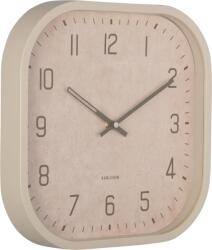 Karlsson Ceas de perete Elemental Cuadrado, crem (KA6138WH)