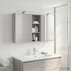 vidaXL Комплект шкафове за баня 3 бр. 130 x 14, 5 x 70 см (3403773)
