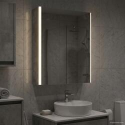 vidaXL Шкаф с огледало за баня Циментено сиво 43 x 11, 5 x 60, 5 см (889226)