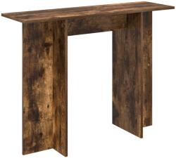 vidaXL Конзолна маса Пушена Дъб 100 x 30 x 75 см Инженерна дървесина (8001171)