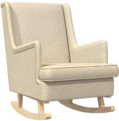 vidaXL Люлеещ се стол Крем 62 x 80 x 85 см текстил (42029968)