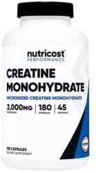 Nutricost Creatine Monohydrate Capsules 180 kapszula