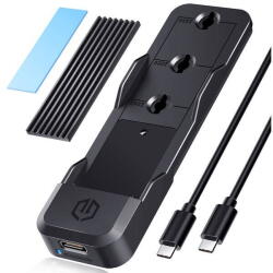 GRAUGEAR Docking Station GrauGear G-M207-10G M. 2 Docking Station, NVMe und SATA Support, USB 3.1 - Schwarz (G-M207-10G)