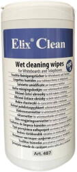 ELIX Clean Solutie de curatare ELIX Clean Servetele umede pentru curatare table albe pentru scris, 100/tub, ELIX Clean (ECS-487100)