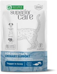 Nature's Protection Superior Care Hrana pentru pisici Superior Care Topper Adult Cat Urinary cu Ton si Somon 70g - pcone