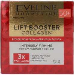 Eveline Cosmetics Lift Booster Collagen feszesítő krém 50+ 50 ml