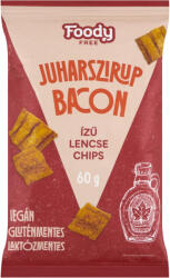 Foody Juharszirup Bacon ízű hummusz chips 60 g