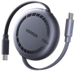 UGREEN Cablu Retractabil Type-C PD 3.0 L531 100W 1m gri (65905) - pcone