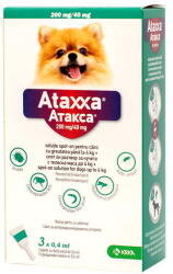 FYPRYST Hrana pentru caini Ataxxa Dog - 3 Pipete (7G1534) - pcone