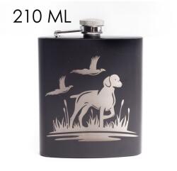 Iris Barcelona laposüveg, rozsdamentes acél, fekete, vizsla 210ml 202352 (202352)