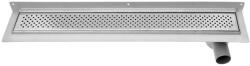 SAPHO - Rigolă de dus cu grilaj, 76x12x9 cm, pe perete, inox 2715-80 (2715-80)