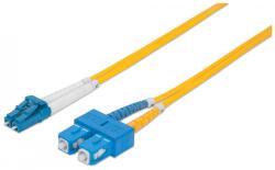 Manhattan 473729 cabluri din fibră optică 5 m LC SC OS2 Galben (473729)