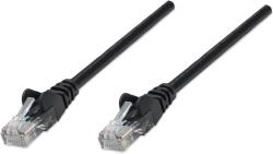 Manhattan Network Patch Cable - Cat5e - 1.5m - Black - CCA - U/UTP - PVC - RJ45 - Gold Plated Contacts - Snagless - Booted - Lifetime Warranty - Polybag - 1.5 m - Cat5e - U/UTP (UTP) - RJ-45 - RJ-45 (338387)