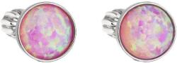 Evolution Group 11001.3 szintetikus opál, Swarovski kristályokkal, (Ag, 925/1000, 1 g, rózsaszín)