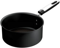 Tefal Cratita Tefal Excellence, 18 cm, 2.2L, inductie, invelis antiaderent, indicator Thermo-Signal, aluminiu, Negru (3168430376564)