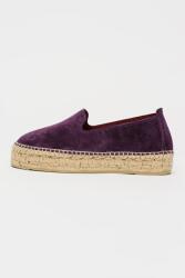 Manebi Manebi, Bebújós nyersvőr espadrilles, Lila, 39 (X23D0000000-IMPERIAL-PLUM-39)