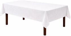 H Hotel Supplier Elite Blossom Hotel Supplier 12 személyes terítő, 250x150 cm, 100% pamut, virágmintás damaszt anyag, 210 GSM, TC180, Fehér