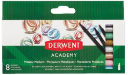 Derwent Filctoll készlet, DERWENT, "Academy", 8 különböző metál szín (E98212)